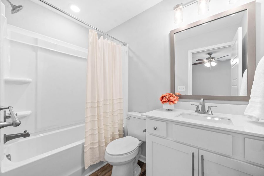 Furnished interior in a model home at Lexington Place Townhomes in Clarksville (Image 17). Furnished interior in a model home at Lexington Place Townhomes in Clarksville (Image 17).