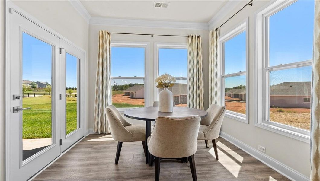 Furnished interior in a model home at The Villas at Pine Valley in Boiling Springs (Image 14). Furnished interior in a model home at The Villas at Pine Valley in Boiling Springs (Image 14).
