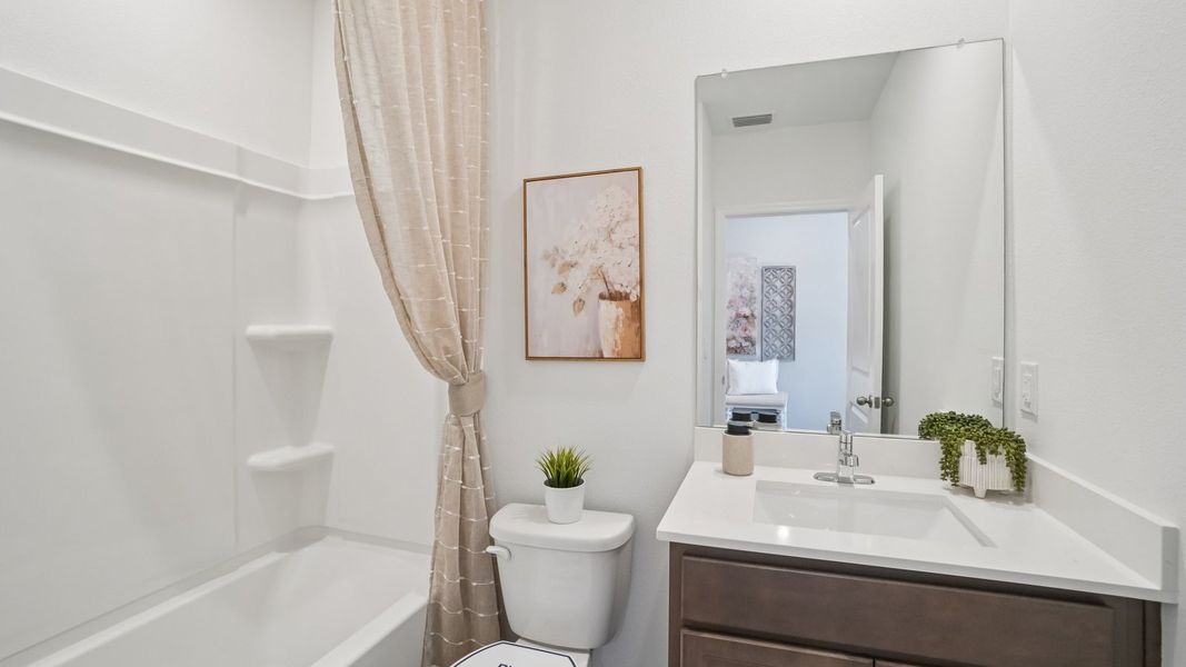 Furnished interior in a model home at Summit View in Dade City (Image 24).