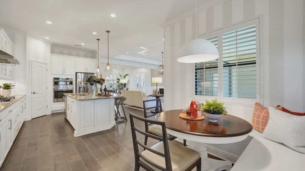 Furnished interior in a model home at Boca Royale Golf and Country Club at Wellen Park in Englewood (Image 8).