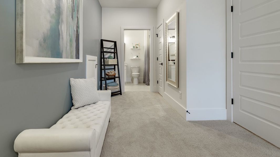 Furnished interior in a model home at The Village at Sandy Plains in Marietta (Image 37).