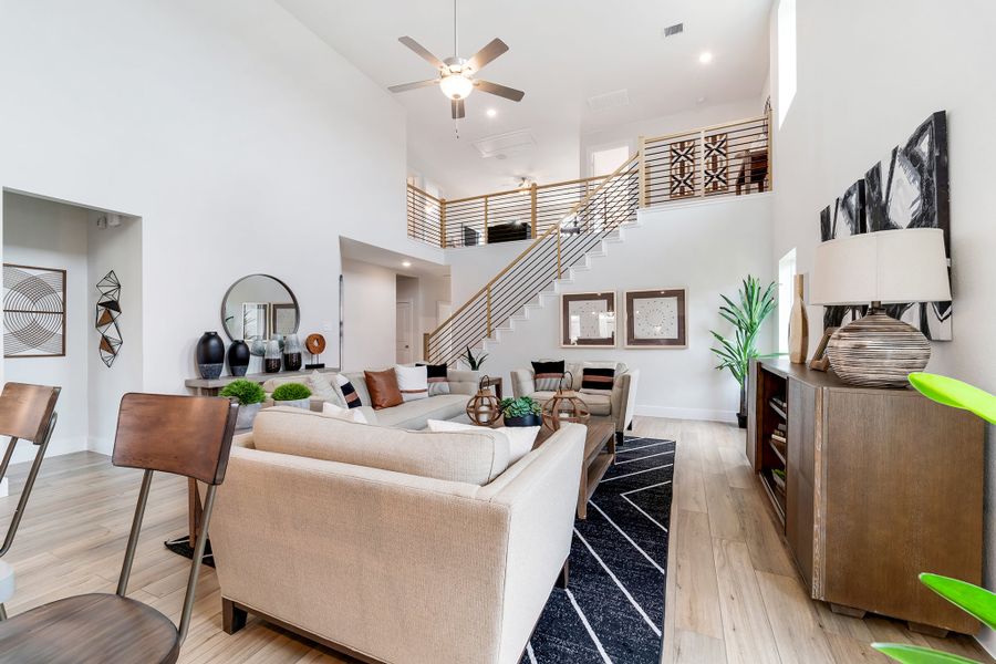 Furnished interior in a model home at Glen Oaks in Magnolia (Image 9). Furnished interior in a model home at Glen Oaks in Magnolia (Image 9).