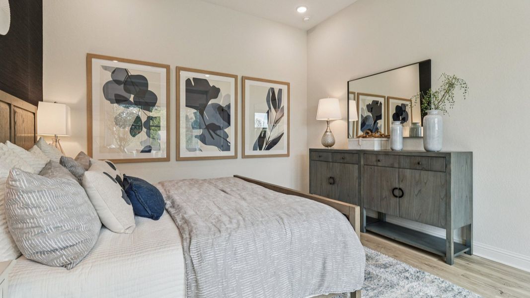 Furnished interior in a model home at The Crossvine in Schertz (Image 36). Furnished interior in a model home at The Crossvine in Schertz (Image 36).