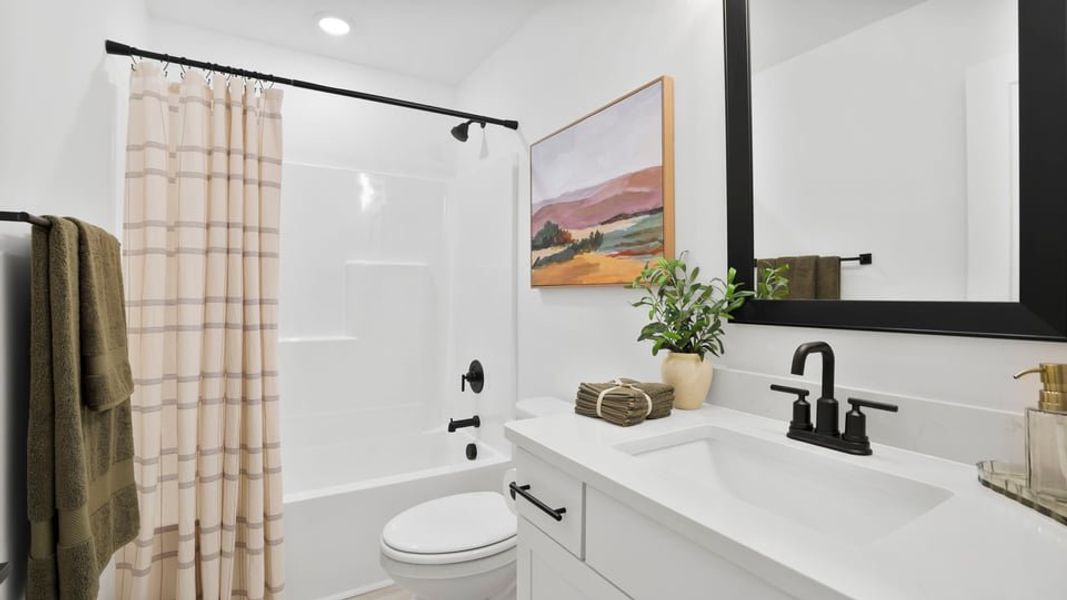 Furnished interior in a model home at Williams Ridge in Woodruff (Image 27).