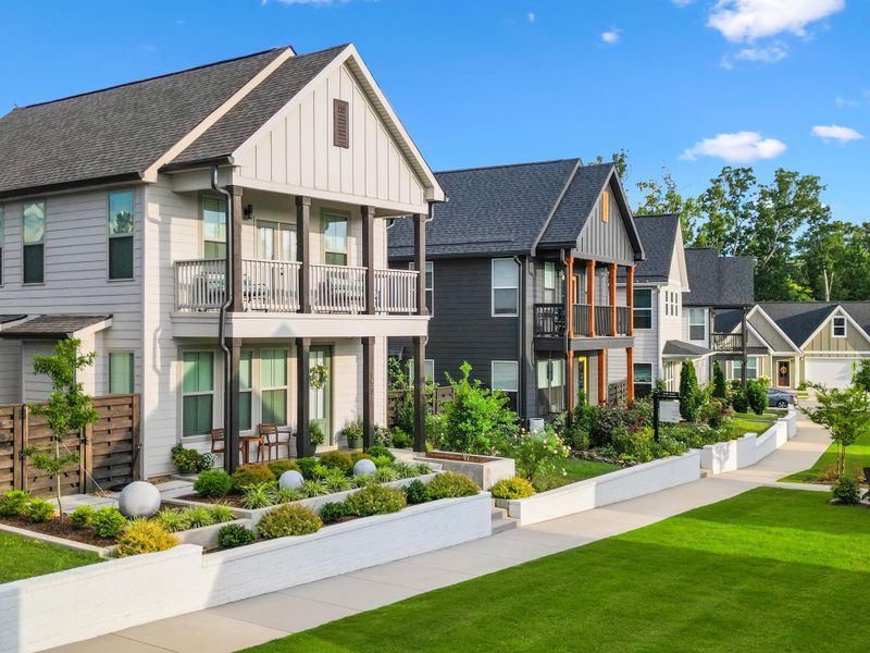 Front exterior of a home in the Heritage Walk community, located in Chattanooga, TN (Image 4).