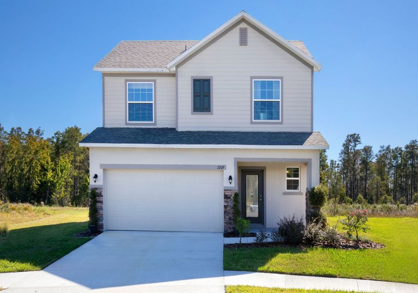 Front exterior of a home in the Highland Park community, located in Newberry, FL (Image 11).