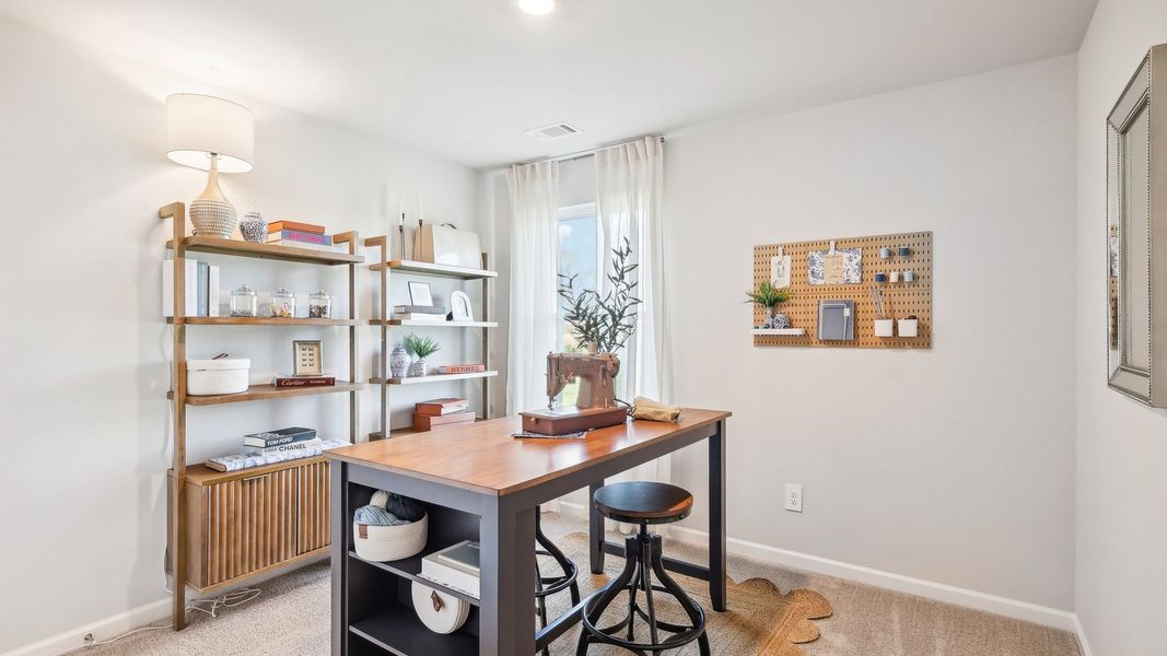 Furnished interior in a model home at Savannah Lakes in Lewisburg (Image 16).