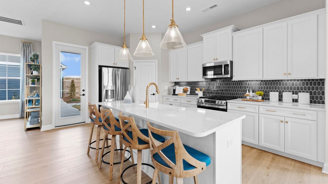 Furnished interior in a model home at Miller Farm Single Family Homes in Pineville (Image 32). Furnished interior in a model home at Miller Farm Single Family Homes in Pineville (Image 32).