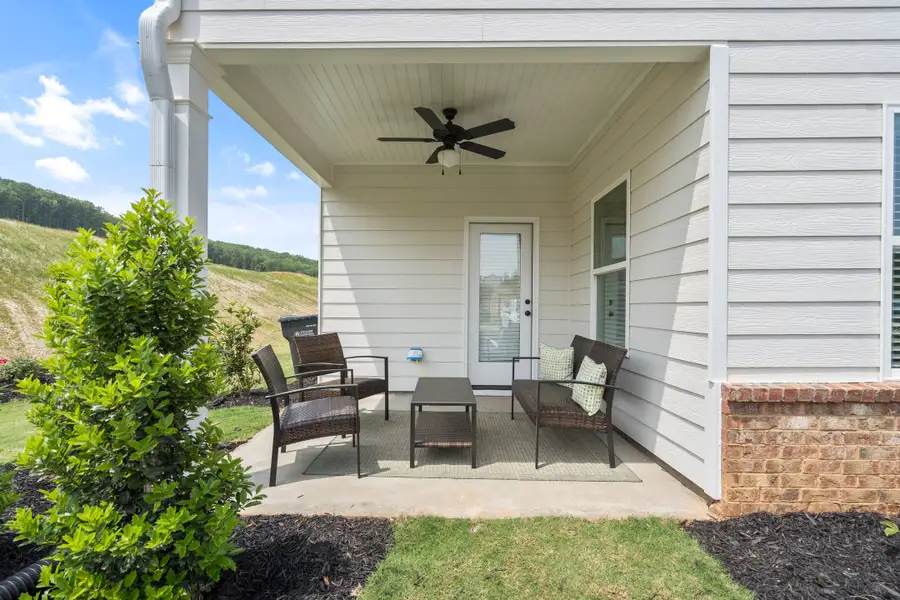 The Braselton II - Covered Patio