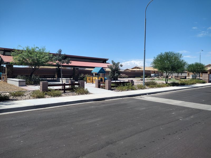 A picturesque community with desert landscaping in Bridle Park at Alamar by Richmond American Homes (Avondale, AZ). A picturesque community with desert landscaping in Bridle Park at Alamar by Richmond American Homes (Avondale, AZ).