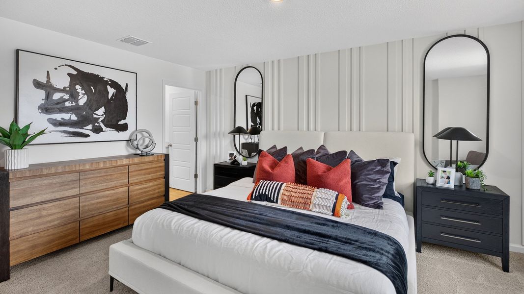 Furnished interior in a model home at Bridle Creek Townhomes in Jacksonville (Image 21). Furnished interior in a model home at Bridle Creek Townhomes in Jacksonville (Image 21).