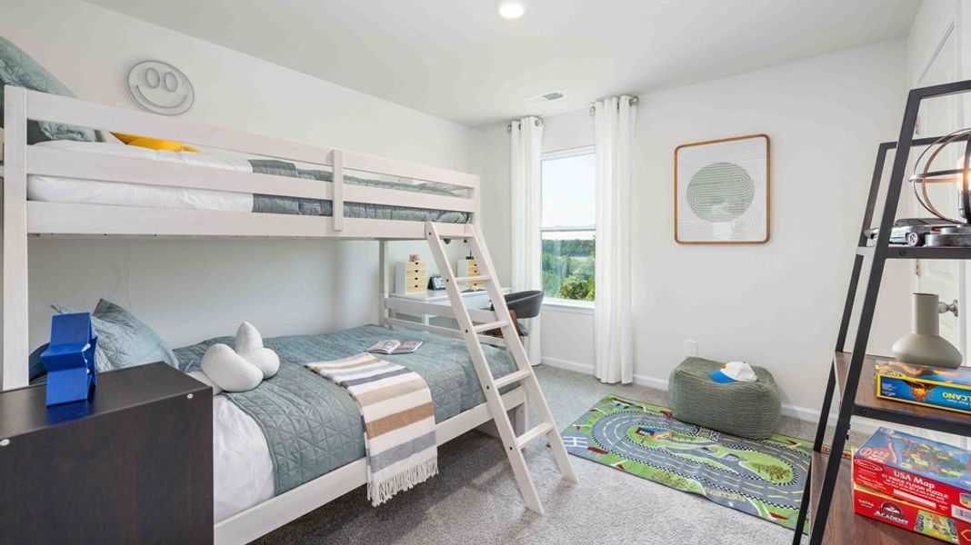 Furnished interior in a model home at Laurelbrook in Sherrills Ford (Image 34).