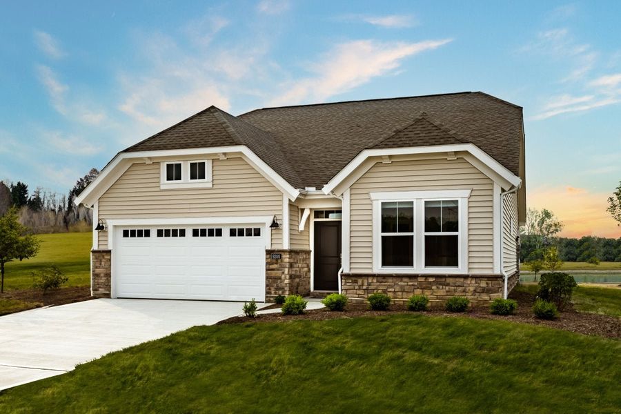 Front exterior of a home in the Savannah Lakes community, located in Hiram, GA (Image 5).