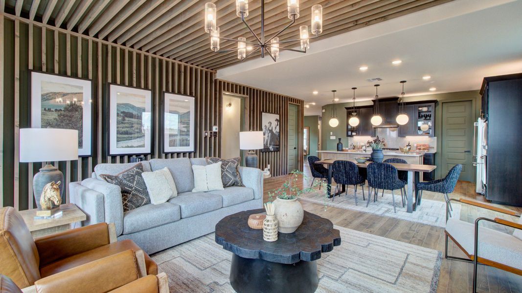 Furnished interior in a model home at Stream Waters in Seguin (Image 25). Furnished interior in a model home at Stream Waters in Seguin (Image 25).