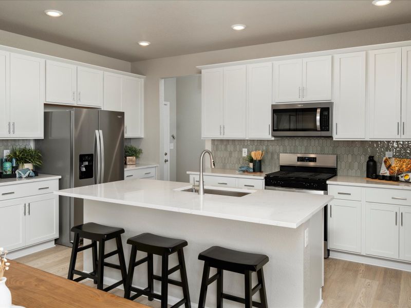 The Chatfield floorplan interior image taken at a Meritage Homes community in Colorado Springs