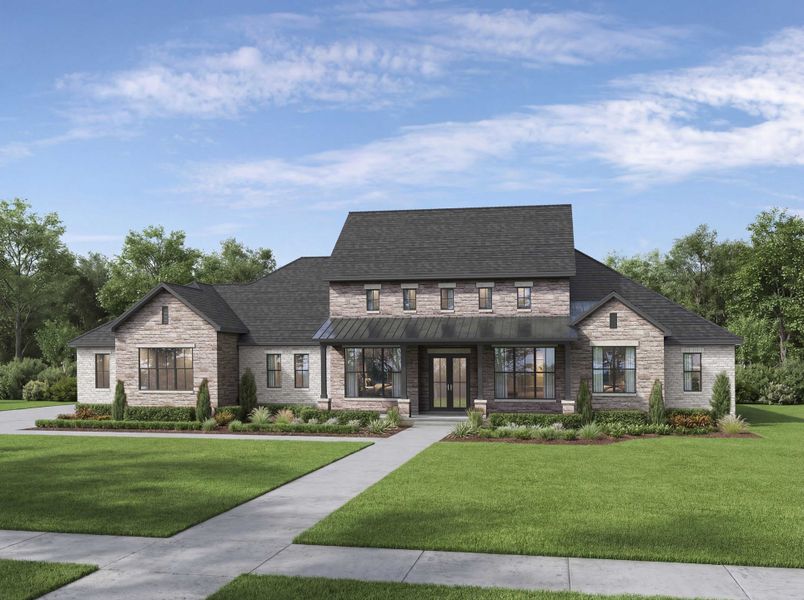 Front exterior of a home in the King's Crossing - Phase 5 & 6 community, located in Parker, TX (Image 2).
