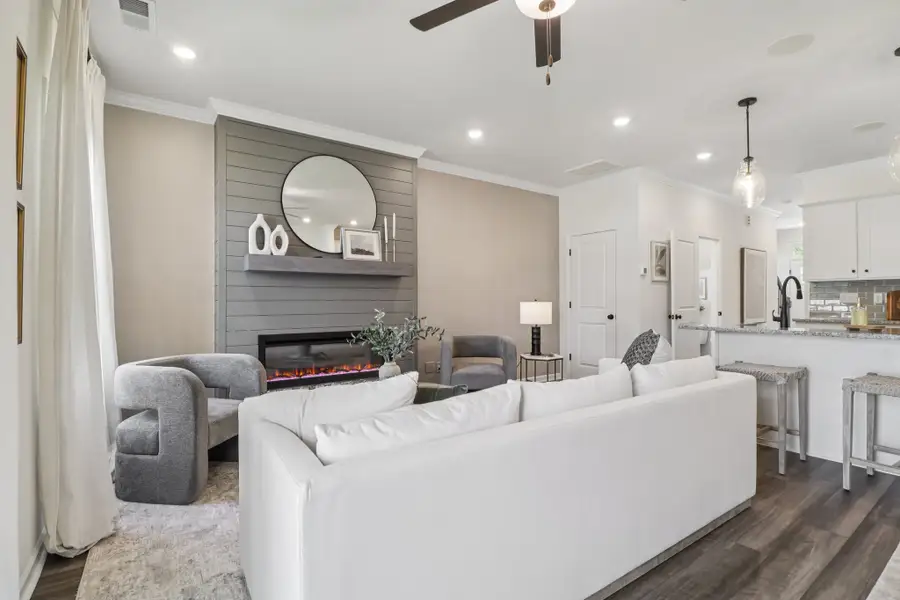 Furnished interior in a model home at Walker’s Trail in Lexington (Image 4).