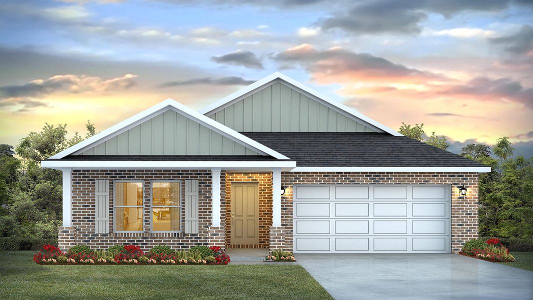 Front exterior of a home in the Ashton Park Phase III community, located in Freeport, FL (Image 9).
