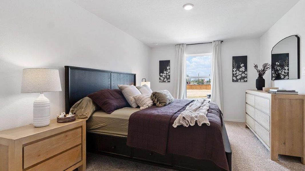 Furnished interior in a model home at Lucero in San Antonio (Image 20).