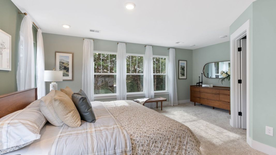 Furnished interior in a model home at Marion Square in Greenville (Image 7). Furnished interior in a model home at Marion Square in Greenville (Image 7).