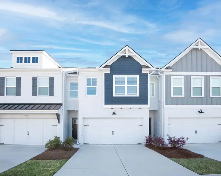 Front exterior of a home in the Old Salem Crossing community, located in Conyers, GA (Image 2).