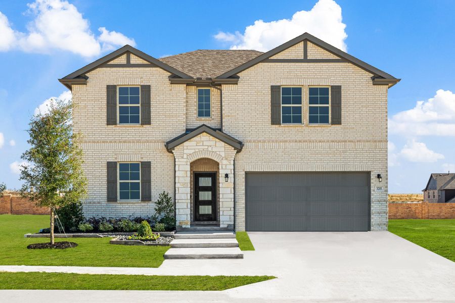 Front exterior of a home in the The Villages of Hurricane Creek: Meadows 50' community, located in Anna, TX (Image 2).