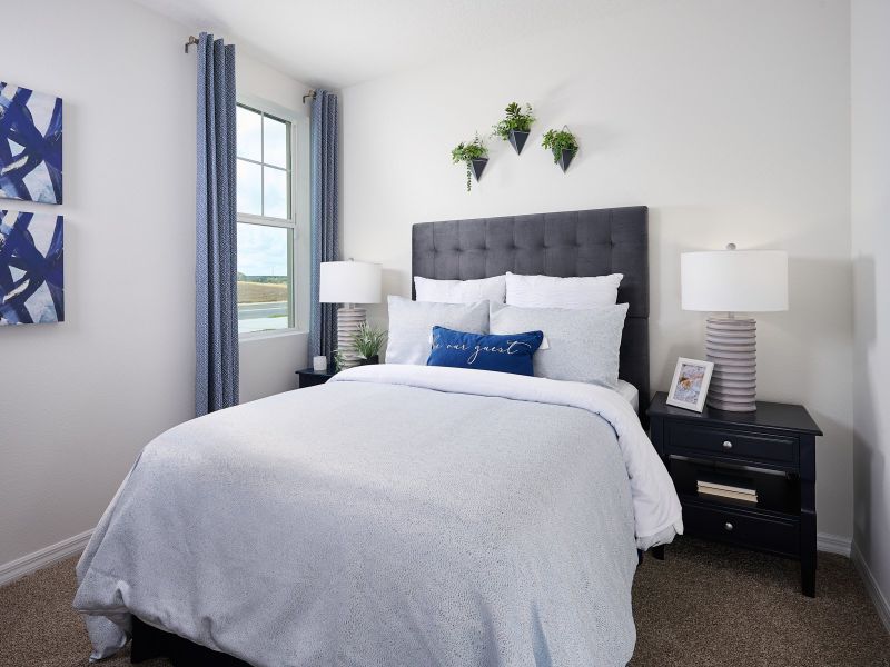 Furnished interior in a model home at Benton Hills - Premier Series in Brooksville (Image 9).