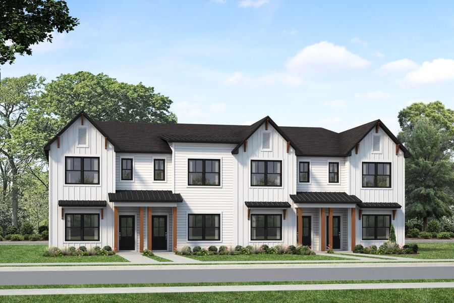 Front exterior of a home in the Renaissance Place community, located in Greenville, SC (Image 10).