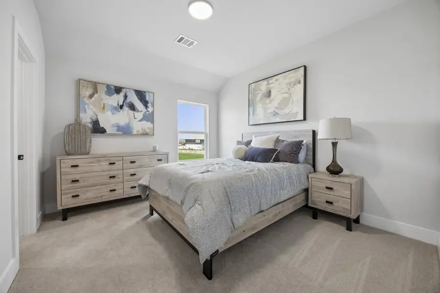 Furnished interior in a model home at Westside Preserve in Midlothian (Image 25).
