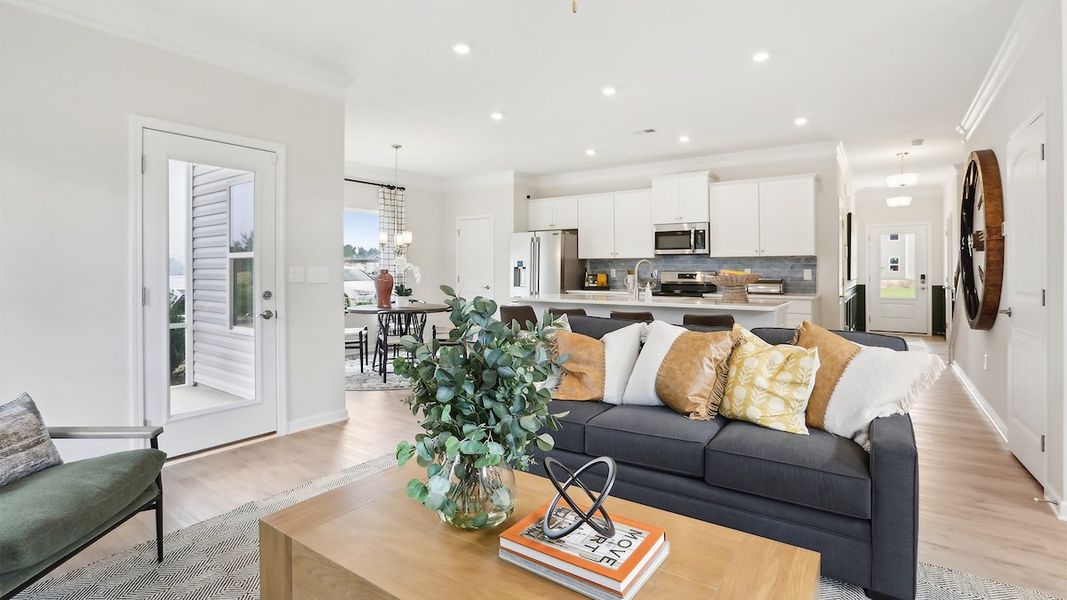 Furnished interior in a model home at Stonebridge North in Macon (Image 23).