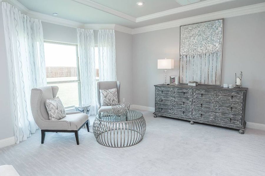 Furnished interior in a model home at Broadmoor Estates in Ovilla (Image 13).