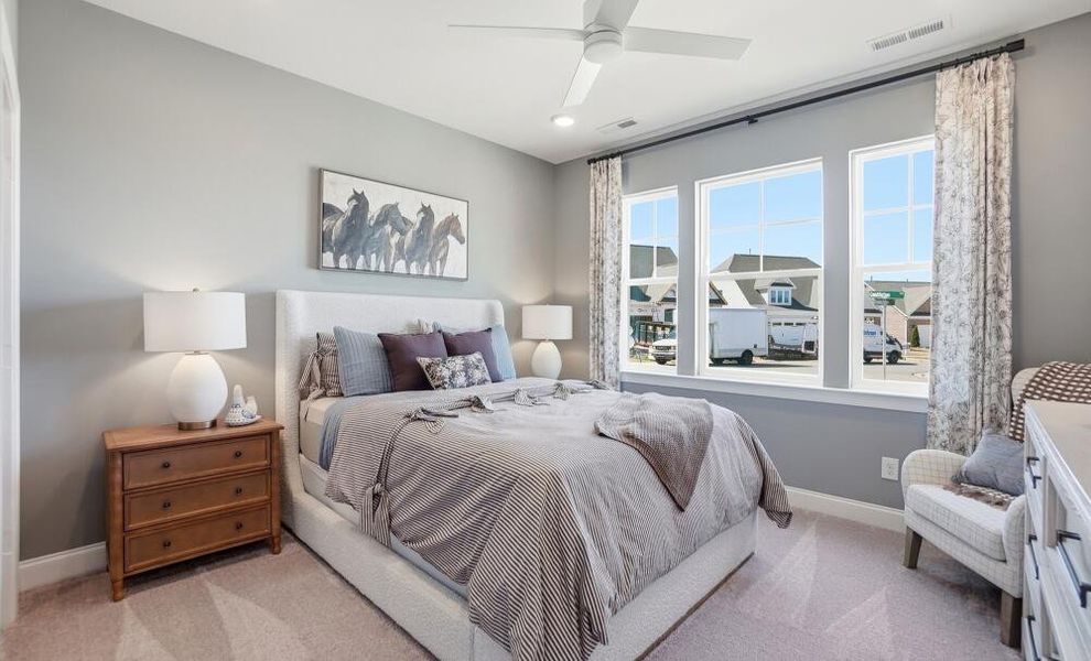 Furnished interior in a model home at Founders Landing | 55+ Community in Gastonia (Image 13).