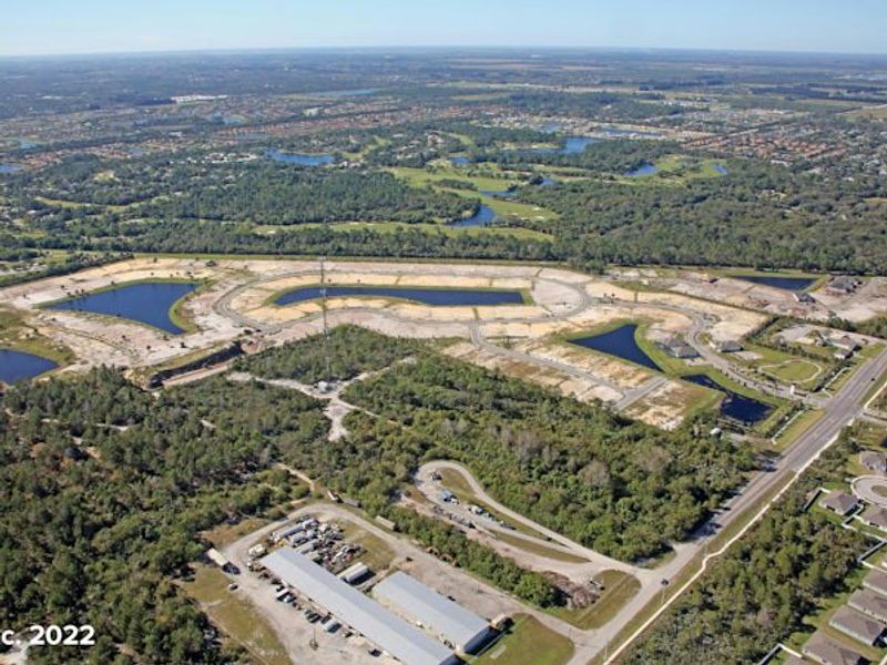 Site preparation and early development at High Pointe in Vero Beach, FL (Image 109).