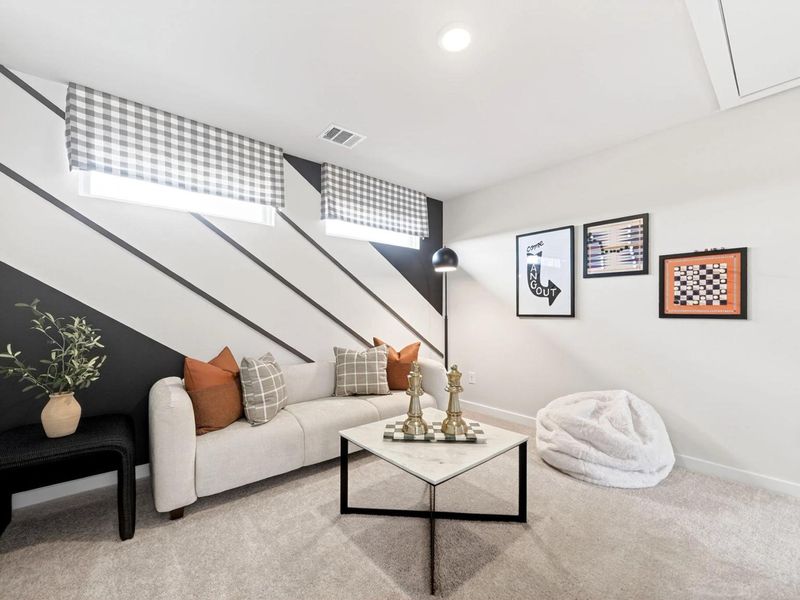 Furnished interior in a model home at Heartland in Heartland (Image 19).