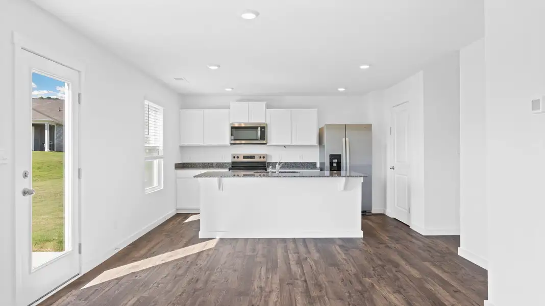 Furnished interior in a model home at Powell Meadows in Cleveland (Image 3). Furnished interior in a model home at Powell Meadows in Cleveland (Image 3).