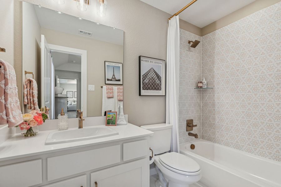 Furnished interior in a model home at Lakewood Village in Lakewood Village (Image 38).