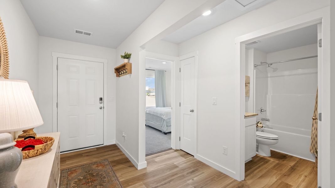 Furnished interior in a model home at Prairie Pass Express in Apison (Image 12).