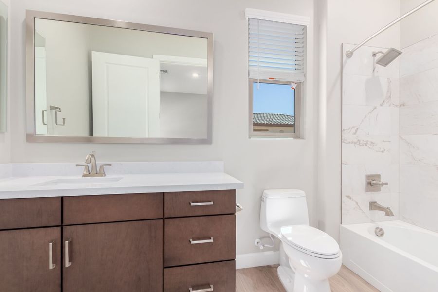 Furnished interior in a model home at Bellero Estates in Queen Creek (Image 31).