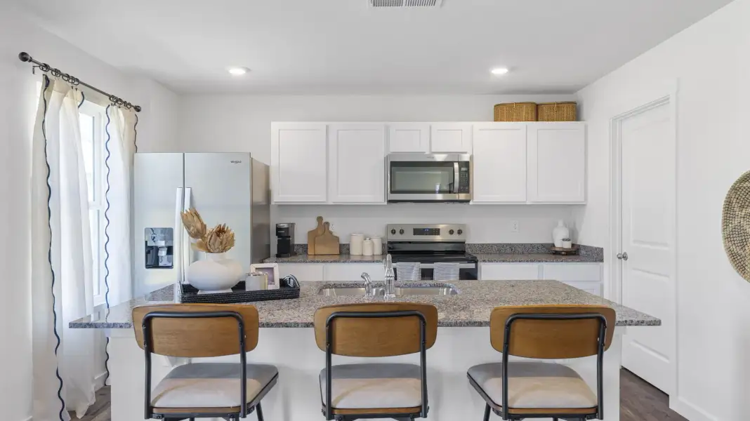 Furnished interior in a model home at Holloway Farms in Cleveland (Image 10).