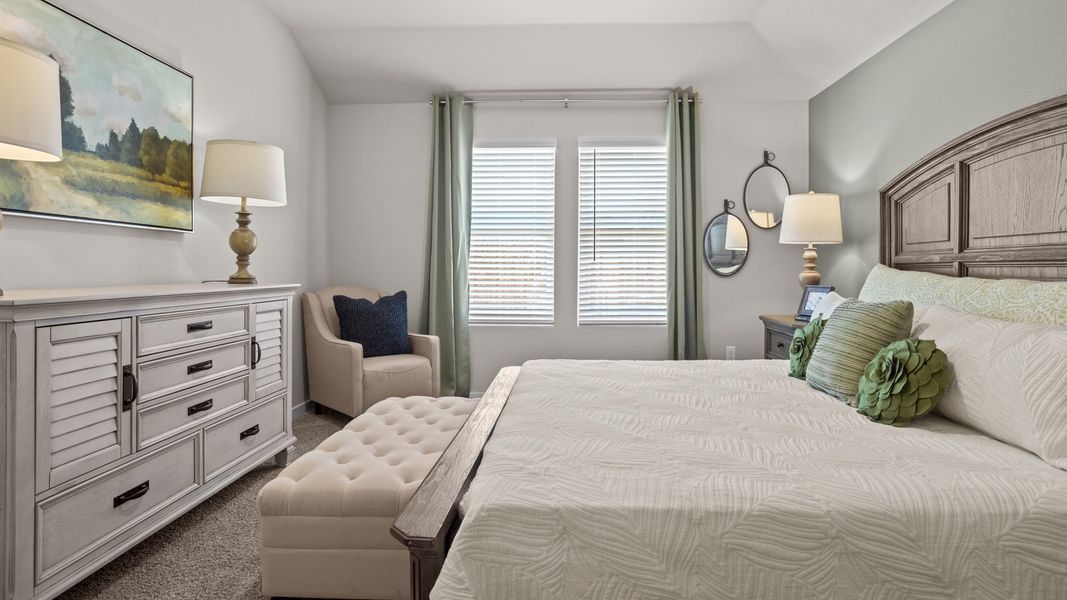 Furnished interior in a model home at Hampton Hills in Abilene (Image 14).