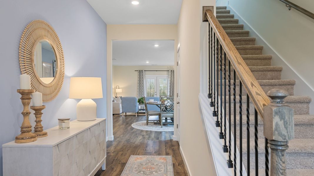 Furnished interior in a model home at Prairie Pass in Apison (Image 5).