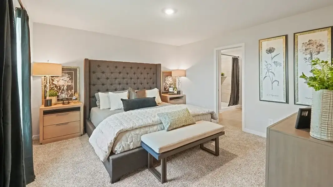 Furnished interior in a model home at Skybridge in Corpus Christi (Image 16). Furnished interior in a model home at Skybridge in Corpus Christi (Image 16).