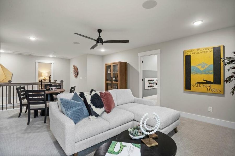 Furnished interior in a model home at Wexford in Elon (Image 20).