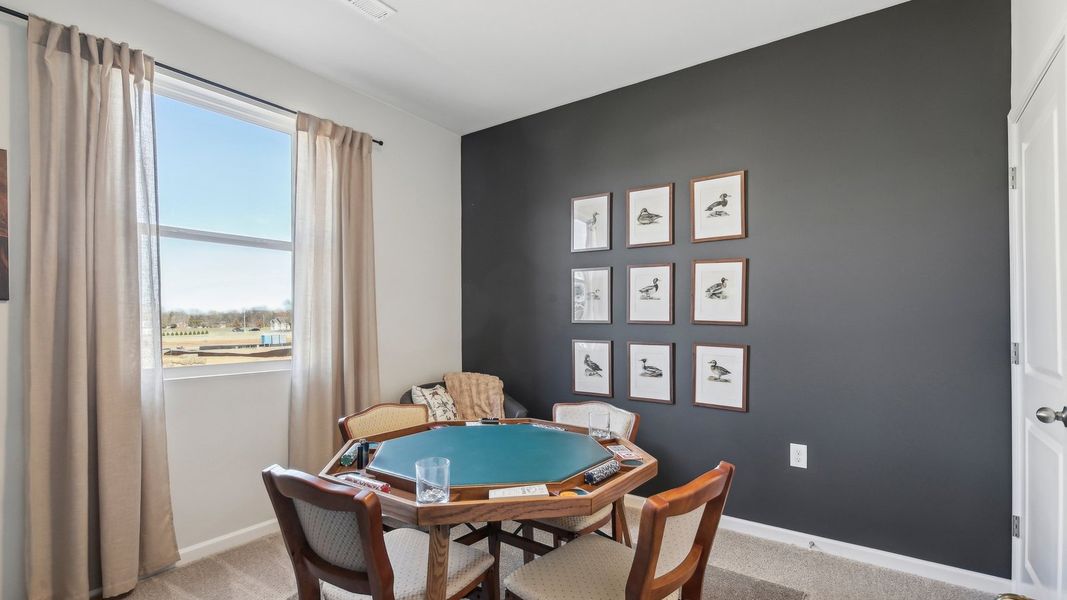 Furnished interior in a model home at CDJ Farms in Portland (Image 26).