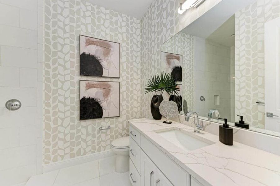 Furnished interior in a model home at The Willows in Parrish (Image 53). Furnished interior in a model home at The Willows in Parrish (Image 53).