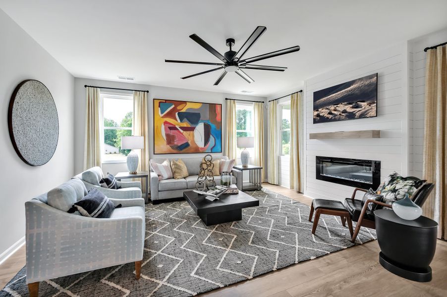 Furnished interior in a model home at Alder Creek in Benson (Image 6). Furnished interior in a model home at Alder Creek in Benson (Image 6).