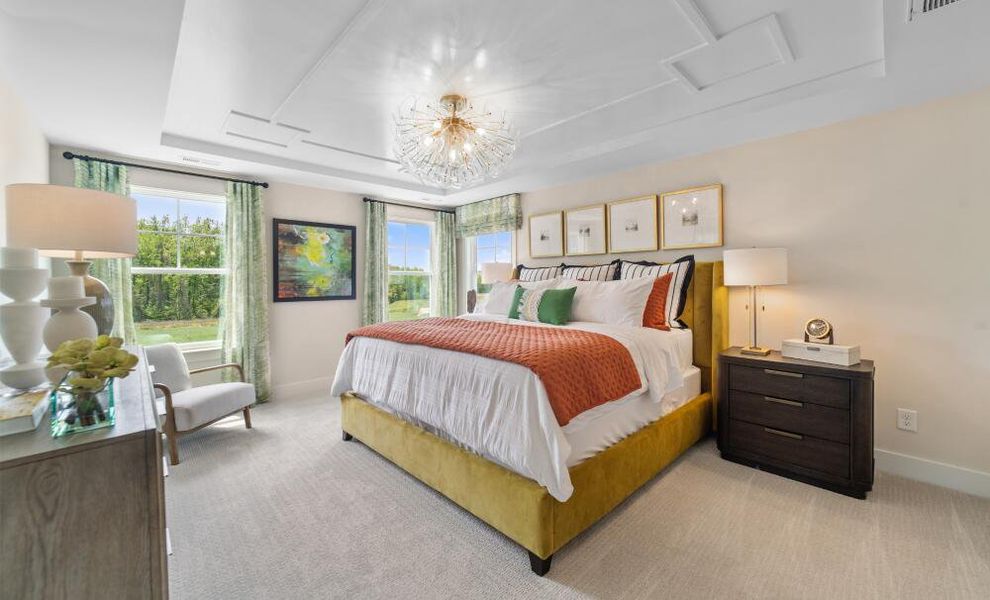 Furnished interior in a model home at SpringLake in York (Image 13). Furnished interior in a model home at SpringLake in York (Image 13).