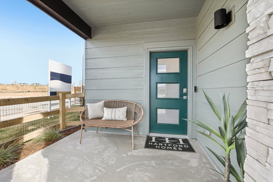 Exterior details of a home in Timnath Ranch Townhomes, Timnath (Image 5).