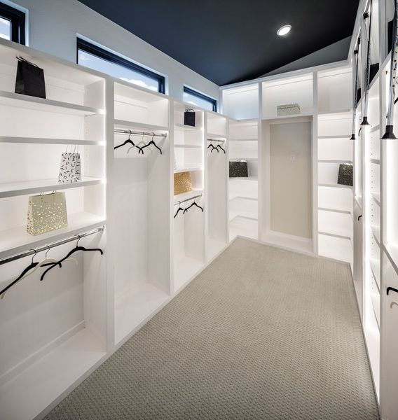 Furnished interior in a model home at Bridgeland in Cypress (Image 26).