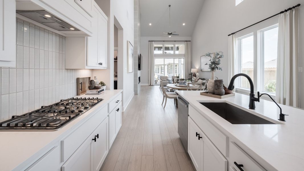 Furnished interior in a model home at Azalea Trails in Cypress (Image 4).